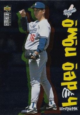1996 Upper Deck Collector's Choice #2 Hideo Nomo Scrapbook