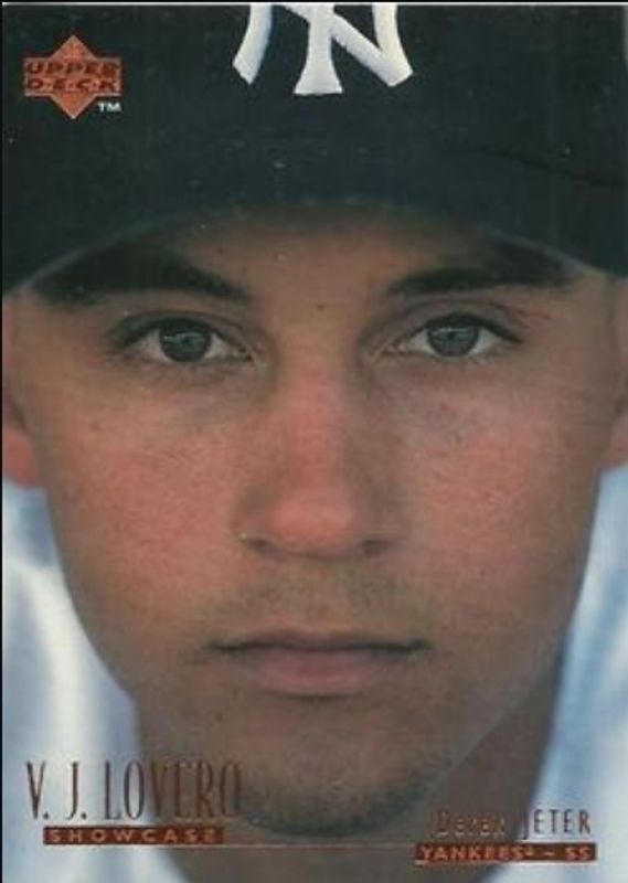Derek Jeter 1996 Upper Deck #VJ3 V.J. Lovero Collection RAW