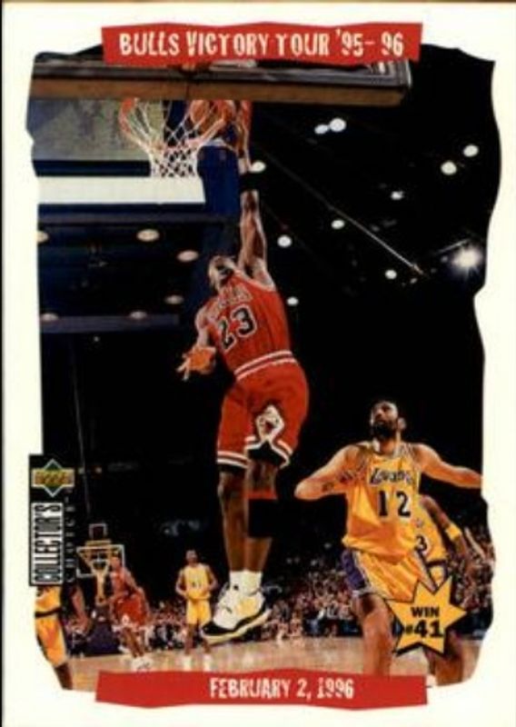 Michael Jordan 1996 Upper Deck Collector's Choice Italian #25 Base RAW