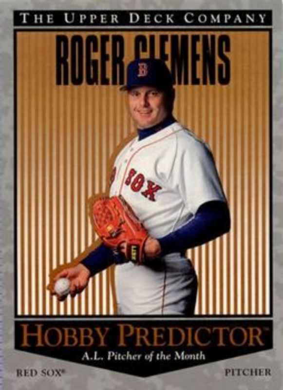 Roger Clemens 1996 Upper Deck #H11 Predictors: Hobby RAW