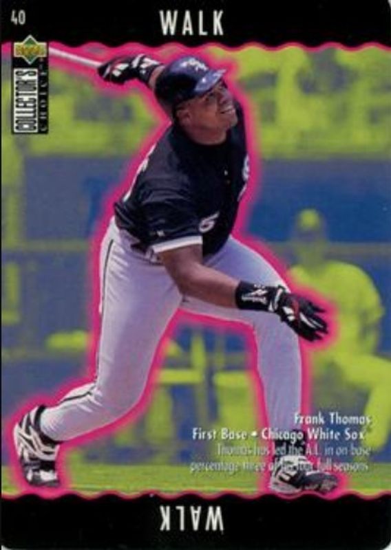 Frank Thomas 1996 Upper Deck Collector's Choice #40b You Make The Play RAW