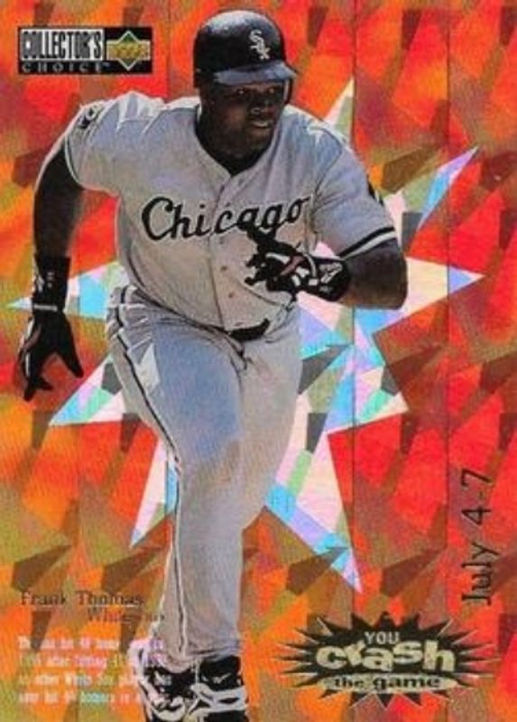 Frank Thomas 1996 Upper Deck Collector's Choice #CG10b You Crash the Game Gold RAW