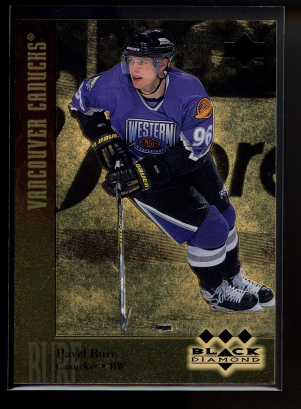 Pavel Bure 1996 UD Black Diamond #176 Gold RAW