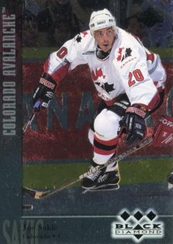 Joe Sakic 1996 UD Black Diamond #169 Base RAW