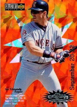 Jim Edmonds 1996 Upper Deck Collector's Choice #CG7c You Crash the Game