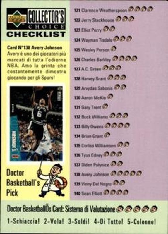 1996 Upper Deck Collector's Choice Italian #199 Base