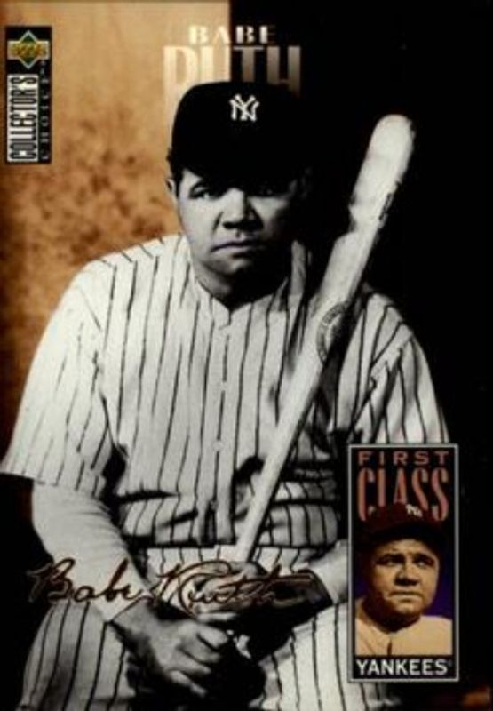 Babe Ruth 1996 Upper Deck Collector's Choice #500 Gold Signatures RAW