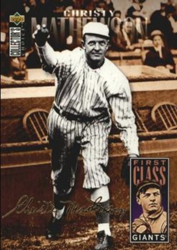 Christy Mathewson 1996 Upper Deck Collector's Choice #503 Gold Signatures RAW
