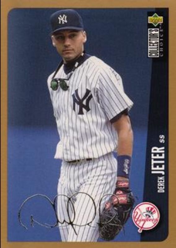 Derek Jeter 1996 Upper Deck Collector's Choice #231 Gold Signatures RAW