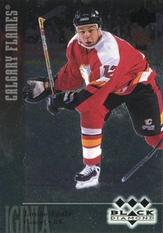 Jarome Iginla 1996 UD Black Diamond #164 Base RAW