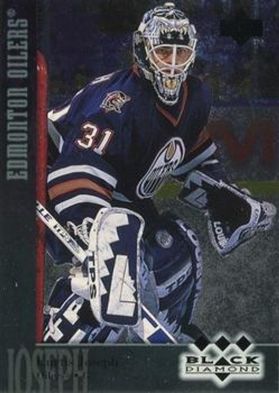 Curtis Joseph 1996 UD Black Diamond #158 Base RAW