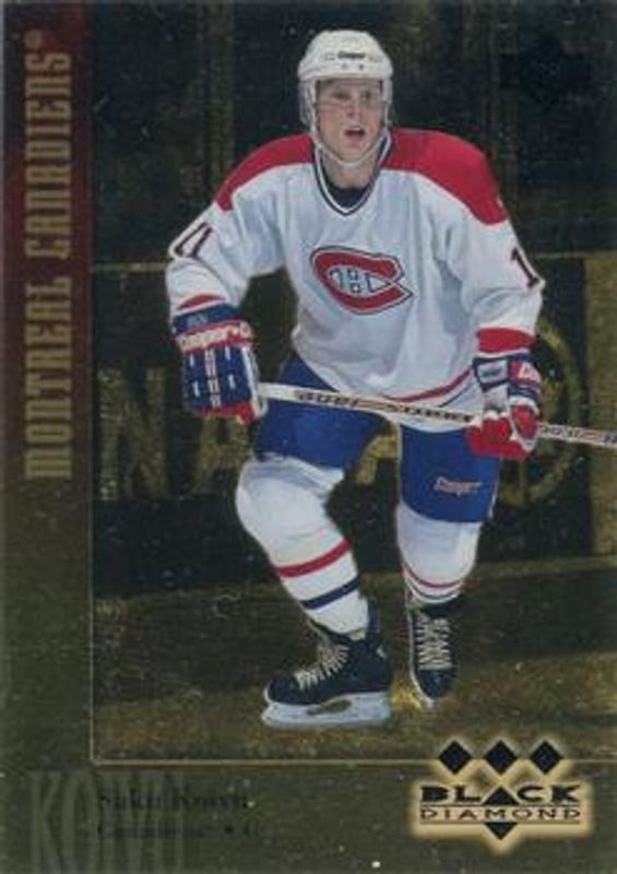 Saku Koivu 1996 UD Black Diamond #178 Gold RAW