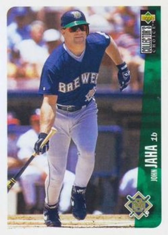 John Jaha 1996 Upper Deck Collector's Choice #595 Base RAW