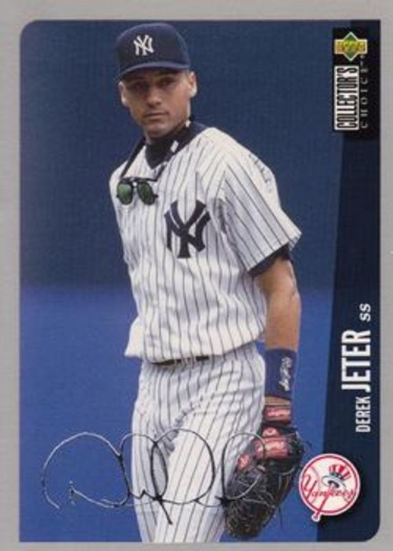 Derek Jeter 1996 Upper Deck Collector's Choice #231 Silver Signatures RAW