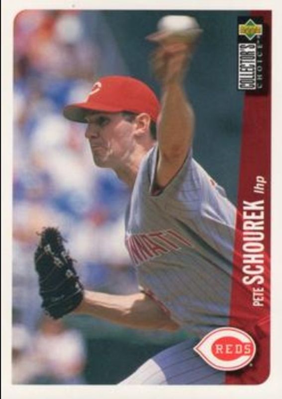Pete Schourek 1996 Upper Deck Collector's Choice #114 Base RAW