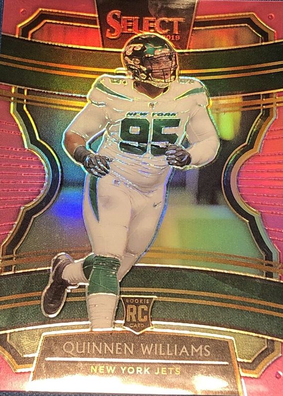 Quinnen Williams 2019 Select #79 Concourse Pink /10 Rookie RAW