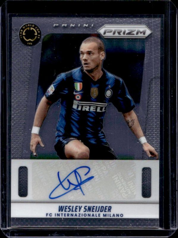 Wesley Sneijder 2025 Prizm Club World Cup #12 Flashback Autographs
