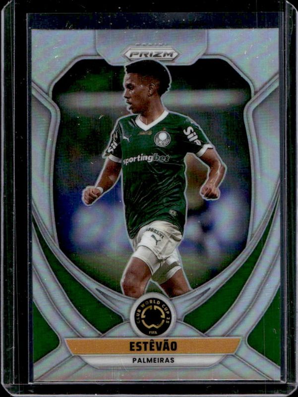 Estevao 2025 Prizm Club World Cup #151 Silver Price Guide - Sports Card ...