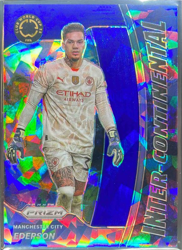 Ederson (Goalkeeper) 2025 Prizm World Cup #19 Inter-Continental - Blue ...