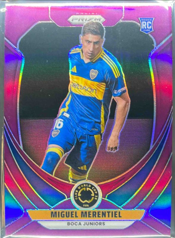 Miguel Merentiel 2025 Prizm World Cup #41 Purple /125 RAW