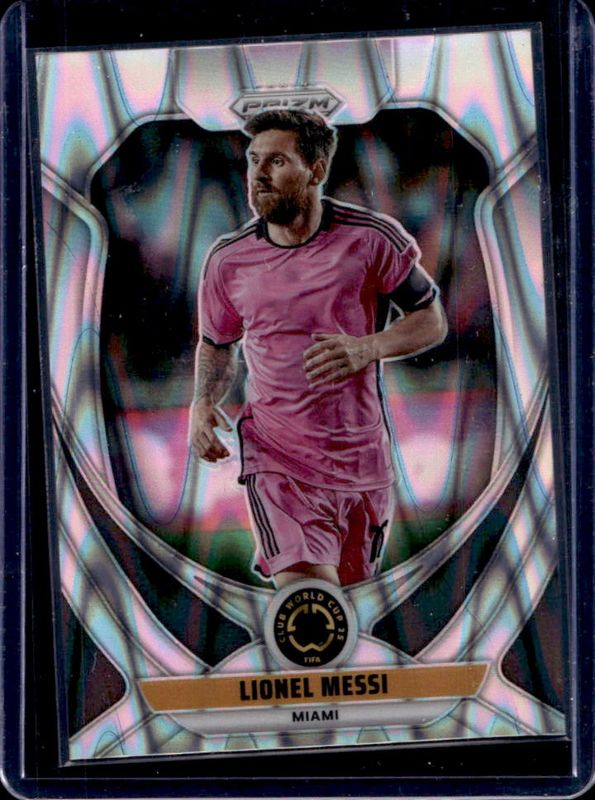 Lionel Messi 2025 Prizm Club World Cup #200 Seismic Price Guide
