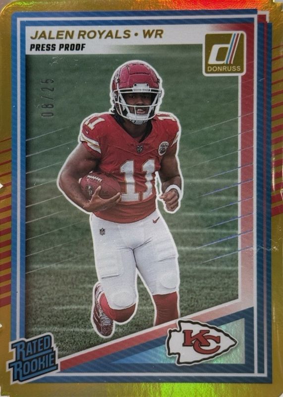 2025 Donruss #321 Press Proof Gold Die-Cut /25