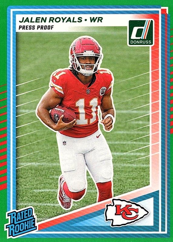 2025 Donruss #321 Press Proof Green