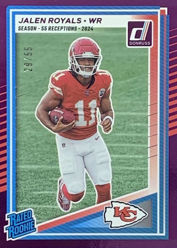 2025 Donruss #321 Season Stat Line (/55)