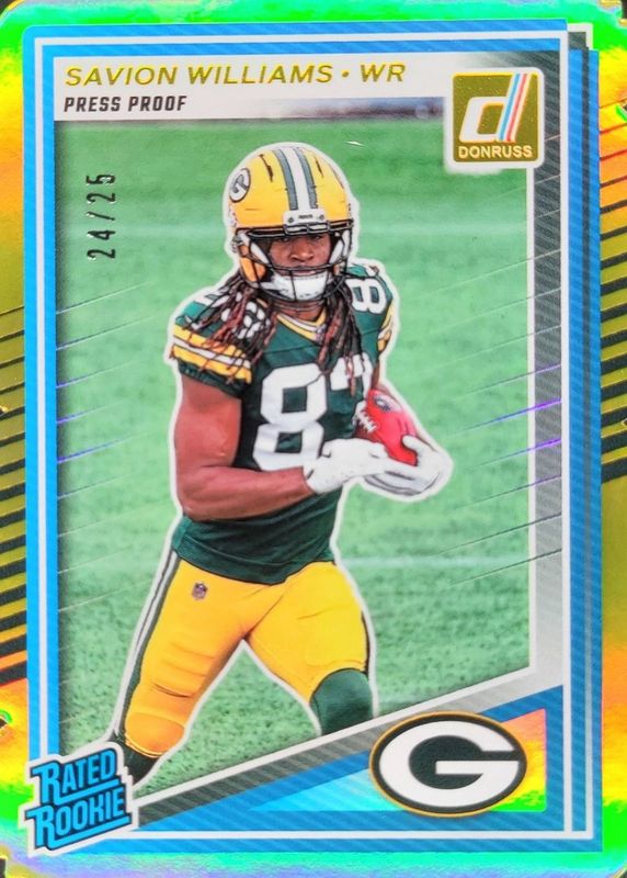 2025 Donruss #318 Press Proof Gold Die-Cut /25