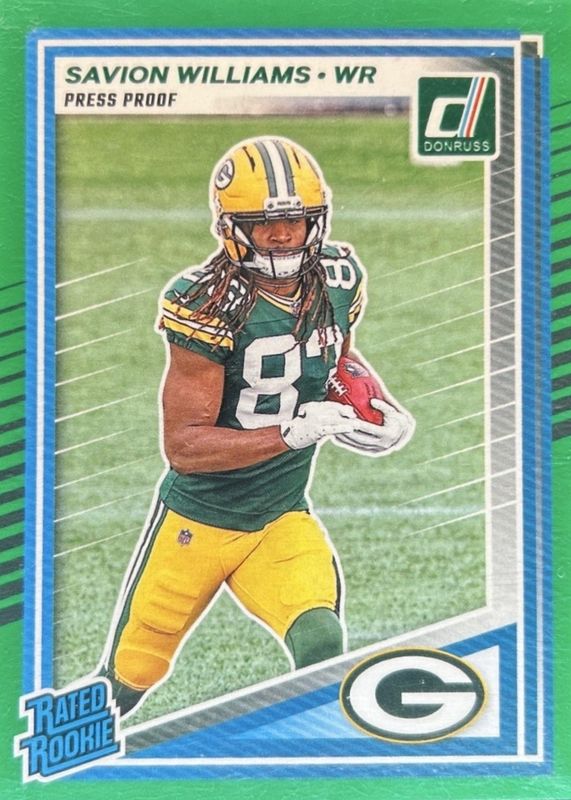 2025 Donruss #318 Press Proof Green