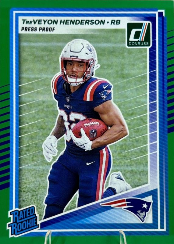 2025 Donruss #332 Press Proof Green