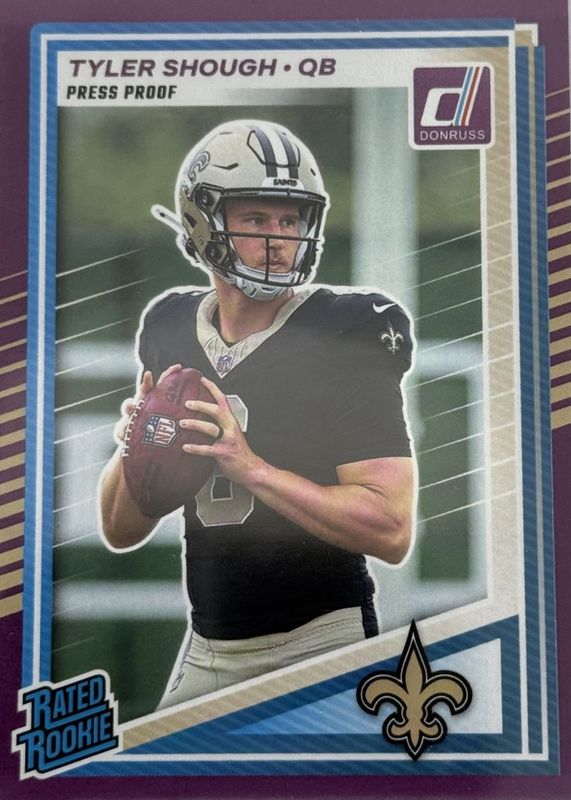 Tyler Shough 2025 Donruss #304 Press Proof Purple Price Guide