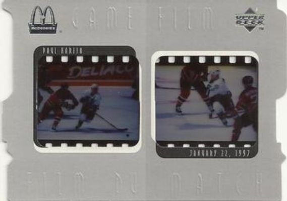 1997 Upper Deck Ice McDonald's #F6 Game Film