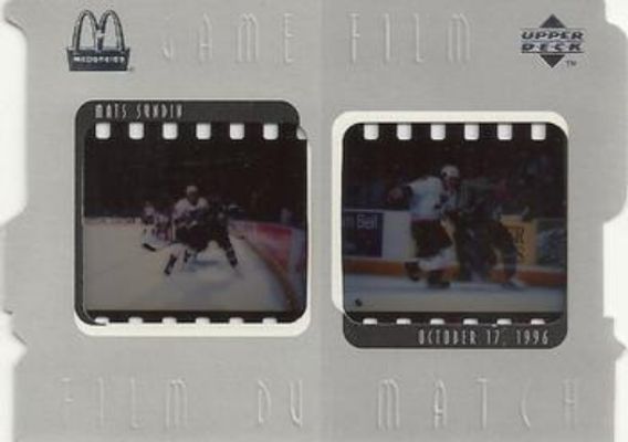 1997 Upper Deck Ice McDonald's #F10 Game Film