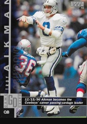 1997 Upper Deck #1 Game Dated 5x7