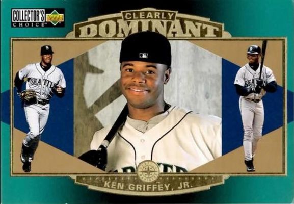 1997 Upper Deck Collector's Choice #CD1 Ken Griffey Jr. Clearly Dominant 5x7
