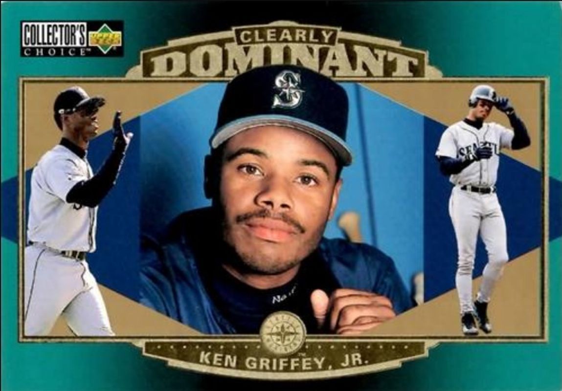 Ken Griffey Sr. 1997 Upper Deck Collector's Choice #CD3 Ken Griffey Jr. Clearly Dominant 5x7 RAW