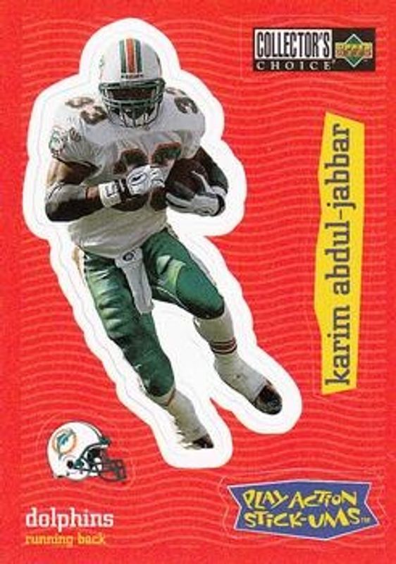 1997 Upper Deck Collector's Choice #S24 Play Action Stick Ums