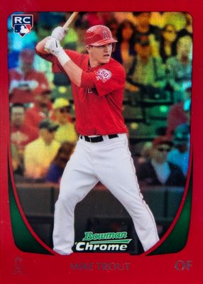 2011 Bowman Chrome #175 Red Refractor /5