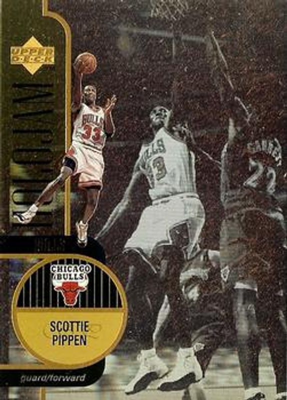 Scottie Pippen 1997 Upper Deck Holojam #18 Base RAW