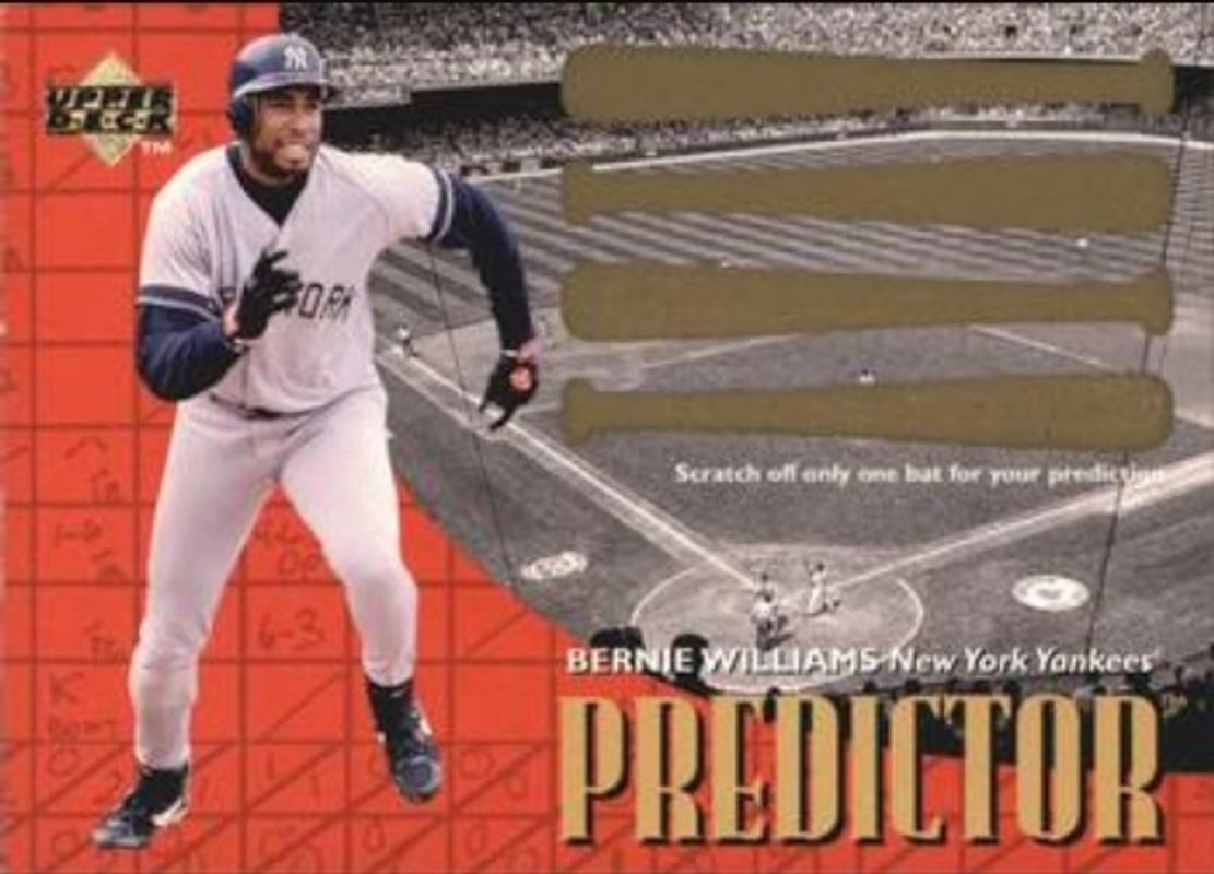 Bernie Williams 1997 Upper Deck #P20 Predictors RAW