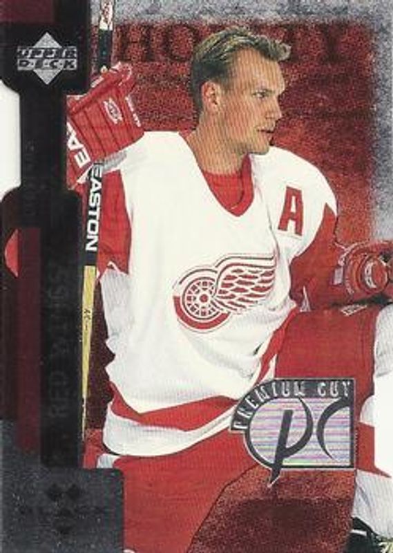 Nicklas Lidstrom 1997 UD Black Diamond #PC19 Premium Cut Double Diamond RAW