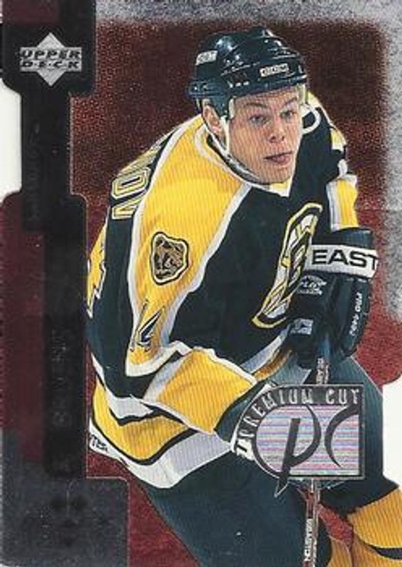 Sergei Samsonov 1997 UD Black Diamond #PC28 Premium Cut Double Diamond Rookie RAW