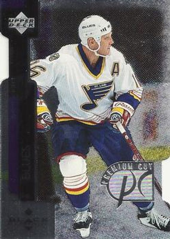 Brett Hull 1997 UD Black Diamond #PC18 Premium Cut RAW