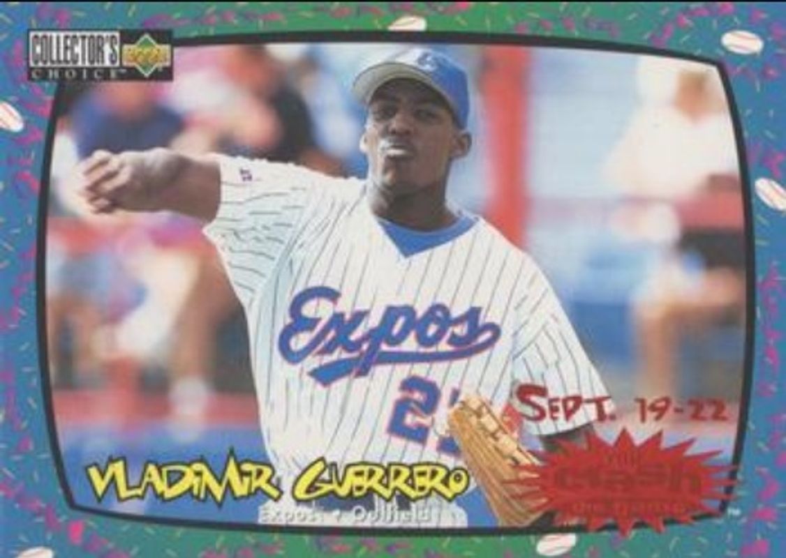 Vladimir Guerrero Sr. 1997 Upper Deck Collector's Choice #CG21c You Crash the Game RAW