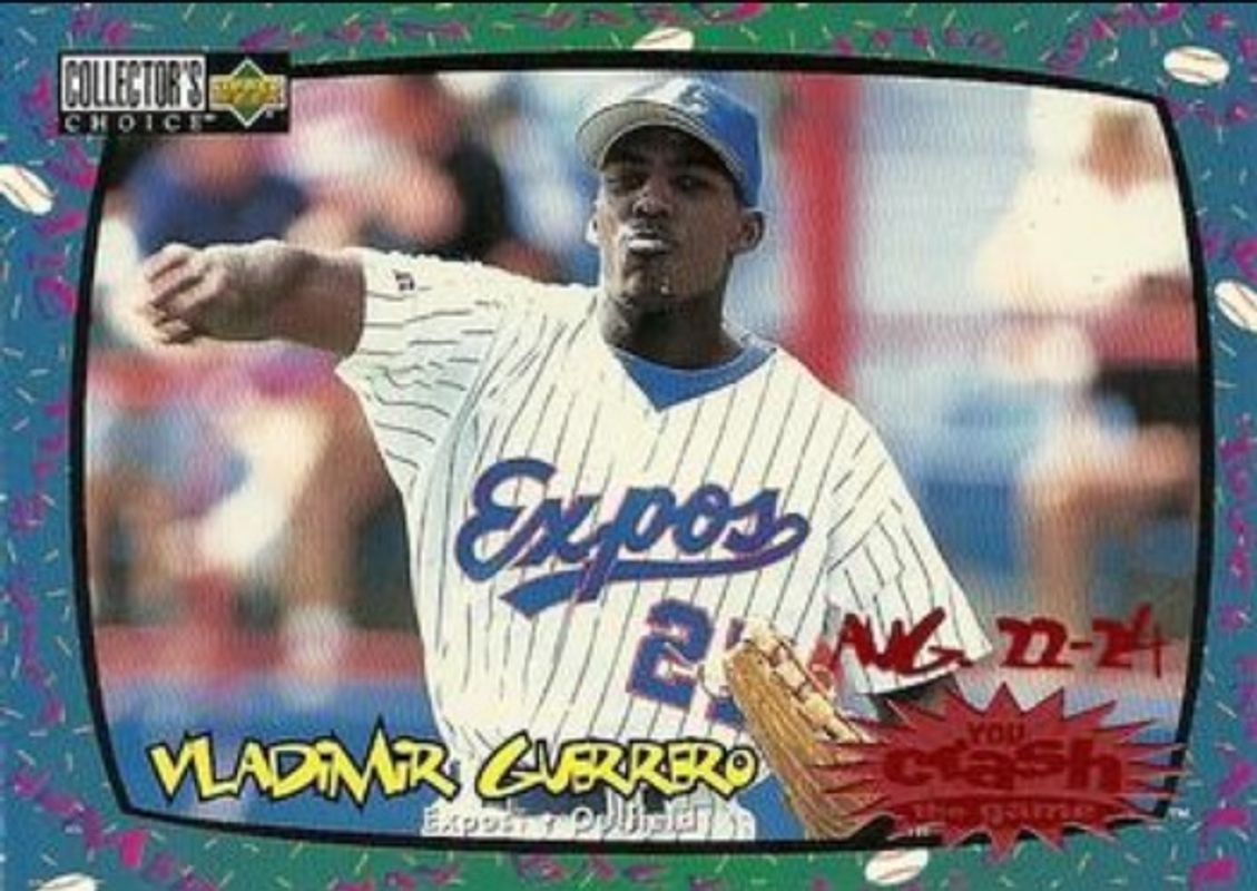Vladimir Guerrero Sr. 1997 Upper Deck Collector's Choice #CG21a You Crash the Game RAW
