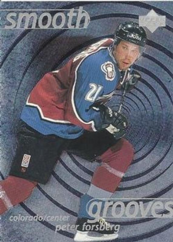 Peter Forsberg 1997 Upper Deck #SG21 Smooth Grooves RAW