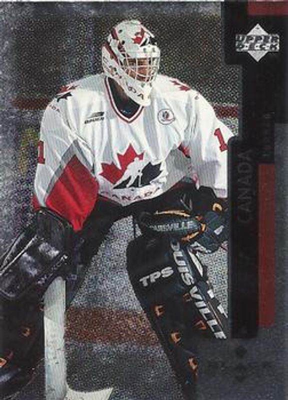Roberto Luongo 1997 UD Black Diamond #131 Base Rookie RAW