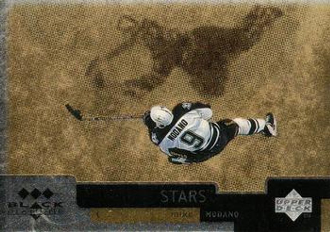 Mike Modano 1997 UD Black Diamond #80 Triple Diamond RAW