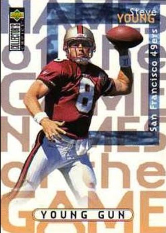 Steve Young 1997 Upper Deck Collector's Choice #46 Base RAW